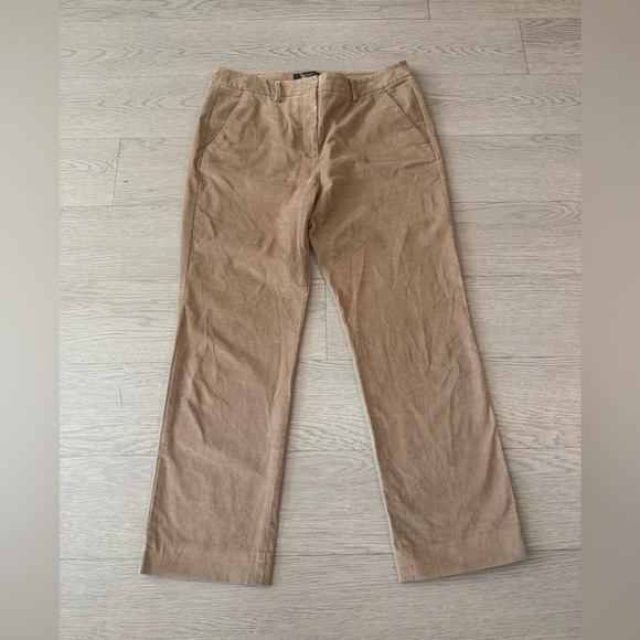 Weekend Max Mara Corduroy High Waisted Capri Pants Size 10 - Picture 2 of 6